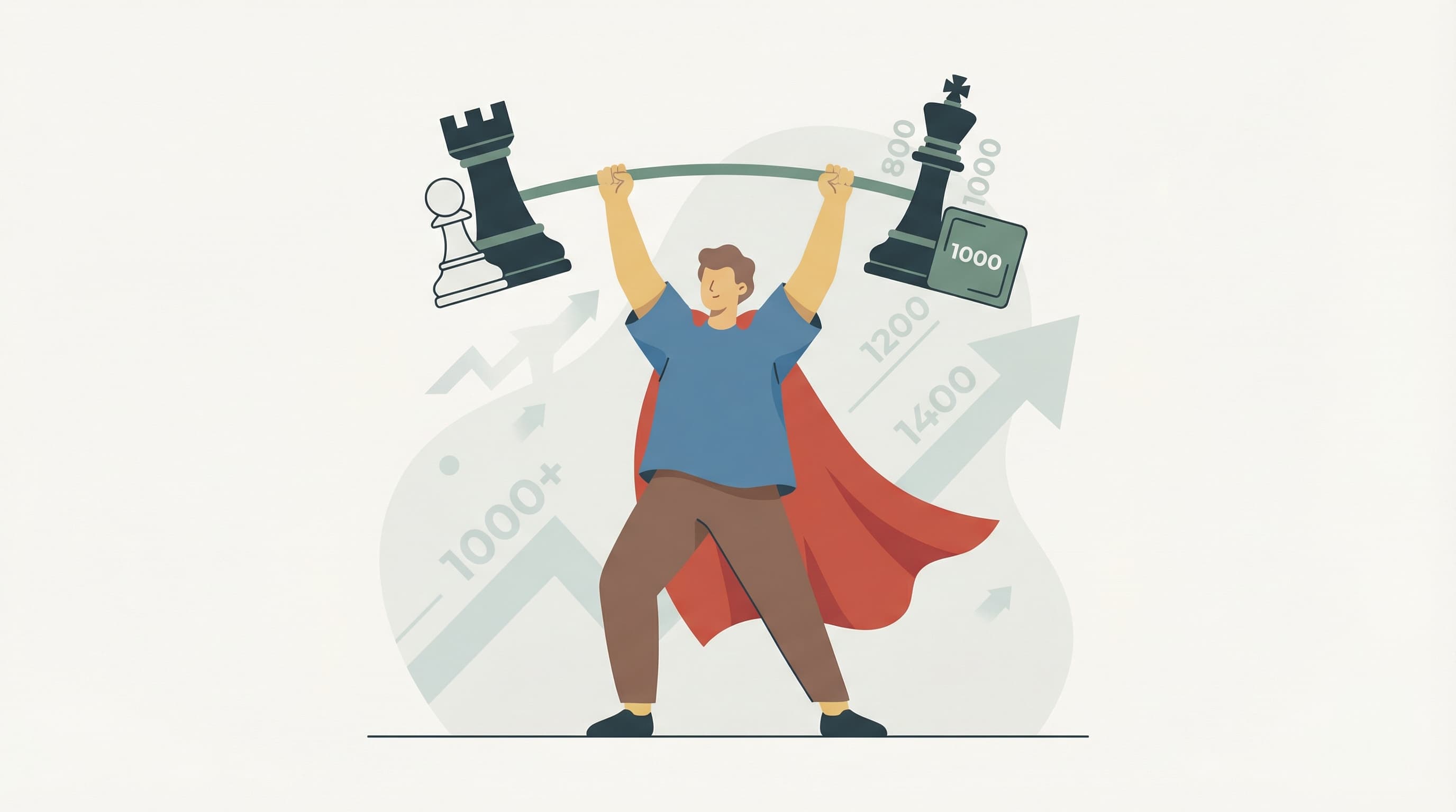 Beginner chess course illustration